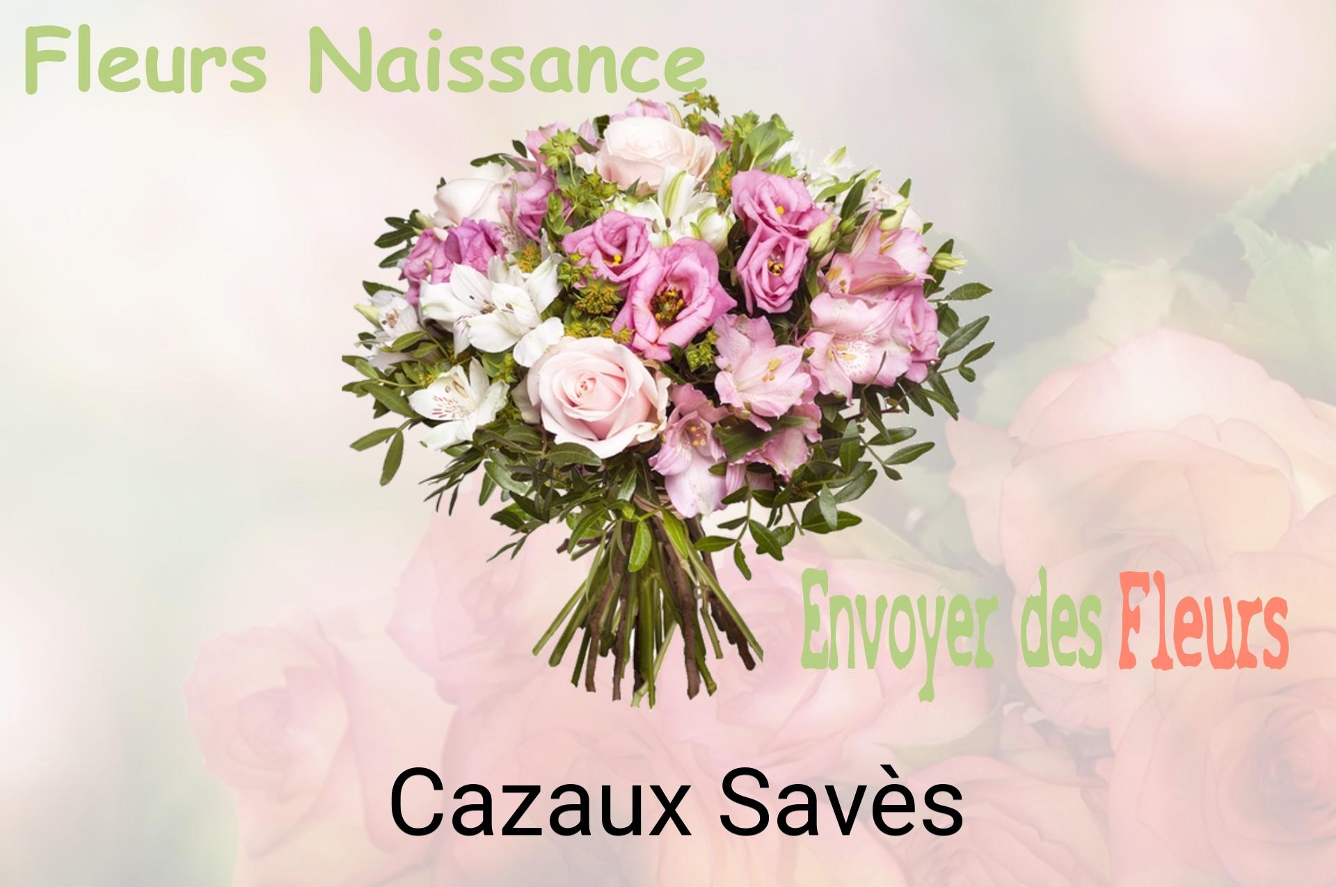 Bouquet de fleurs de naissance livré à Cazaux-Savès