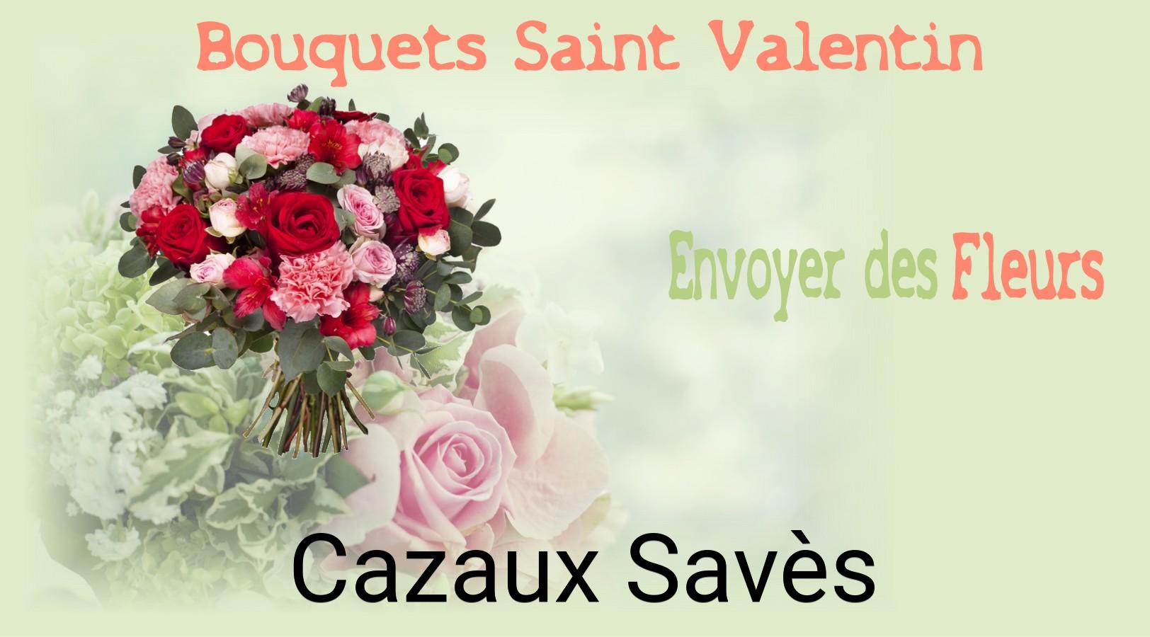 Roses de Saint-Valentin livrées à Cazaux-Savès